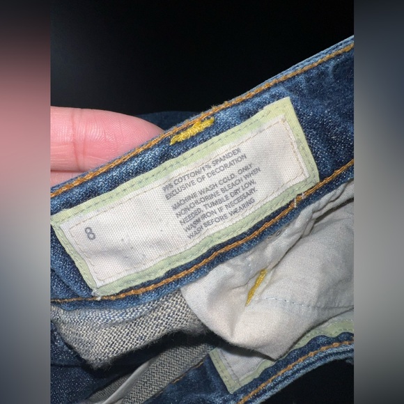 Ann Taylor LOFT Blue Original Boot Jeans Size 8 EUC - Picture 6 of 10